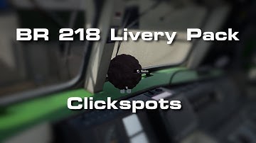 BR 218 Livery Pack - Outside clickspots