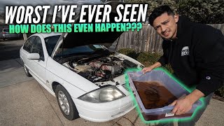 AU FALCON MAJOR COOLANT FLUSH... ALMOST OVERHEATED MY CAR