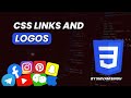 Logos and Links in CSS | Complete CSS Tutorial for Beginners in Hindi | Web Development Course 2023