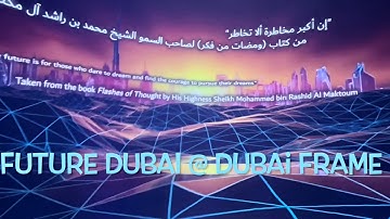 Future of Dubai in 50 Years| Dubai Frame | UAE Vision
