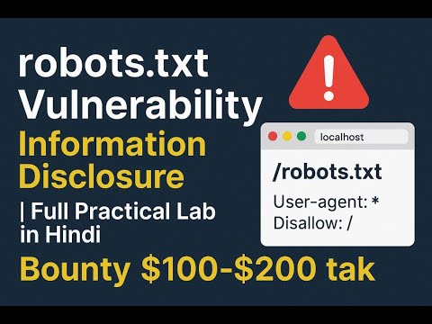 Robots.txt Vulnerability -