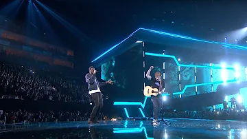 Ed Sheeran – Castle On The Hill & Shape Of You feat. Stormzy [Live from the Brit Awards 2017]