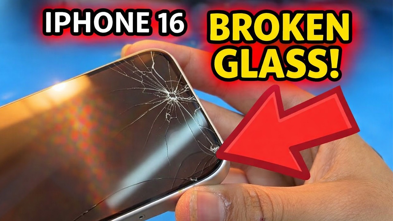 iPhone 16 Broken Glass Replacement (Without Changing the LCD!)