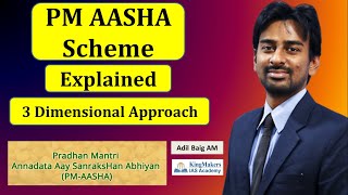 PM AASHA Scheme for UPSC | 3 Dimensional Approach | Adil Baig | KingMakers IAS Academy