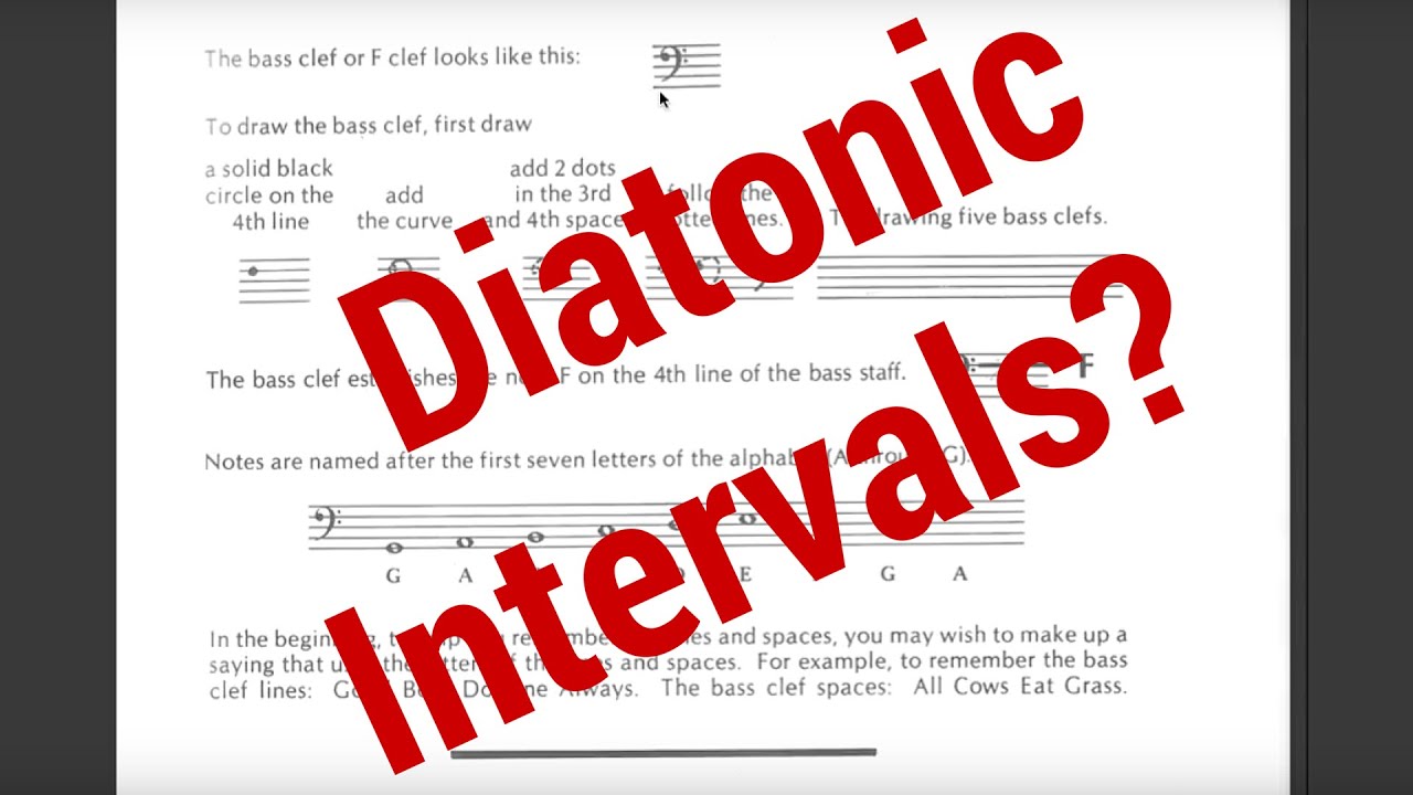 Theory Thursday #50: Diatonic Intervals - YouTube