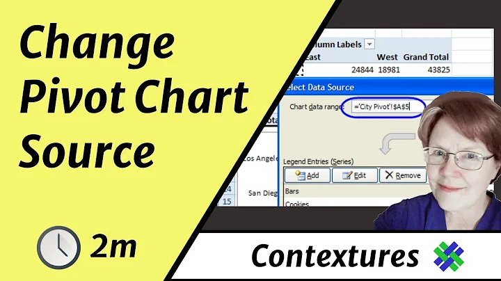 Change Excel Pivot Chart Data Source