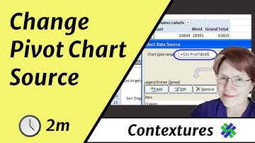 Change Excel Pivot Chart Data Source