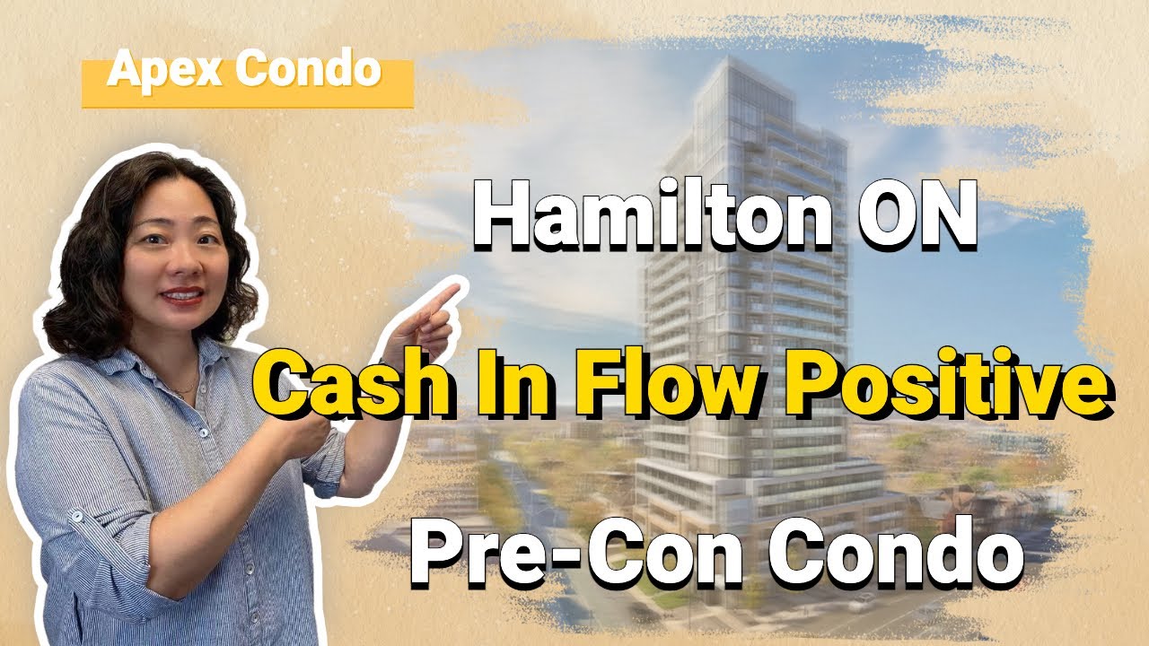 Apex Condos Cash In Flow Positive PreCon Condo in Downtown Hamilton Near McMaster University