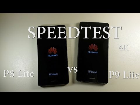 Huawei P9 Lite vs Huawei P8 Lite Speedtest 4K