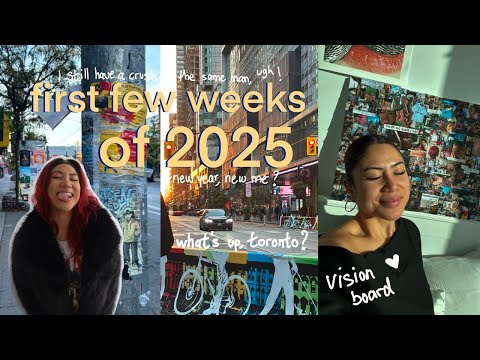 how my 2025 is going so far || 30 min stair master, vision board, city girl vibes