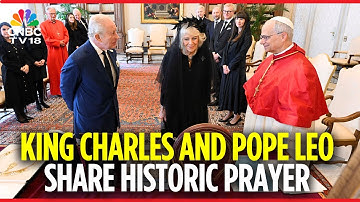 WATCH: King Charles and Pope Leo Share Historic Joint Prayer in the Sistine Chapel | Vatican | N18G