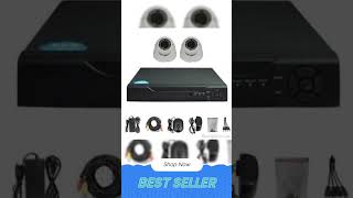 2PCS 5MP Hybrid Indoor Camera Surveillance Kit - Complete Setup with DVR, Storage, and Accessories