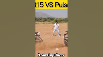 Yamaha R15 VS Pulsar 220f 😱 @MRINDIANHACKER @CrazyXYZ #expirment