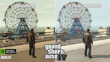 GTA 4 RTX Remix Mod Is INSANE – Original Graphics Can’t Compete!!
