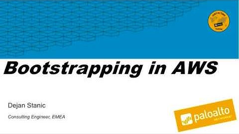 Bootstrapping the VM-Series on AWS