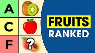 Fruits Ranked - Nutrition Tier List