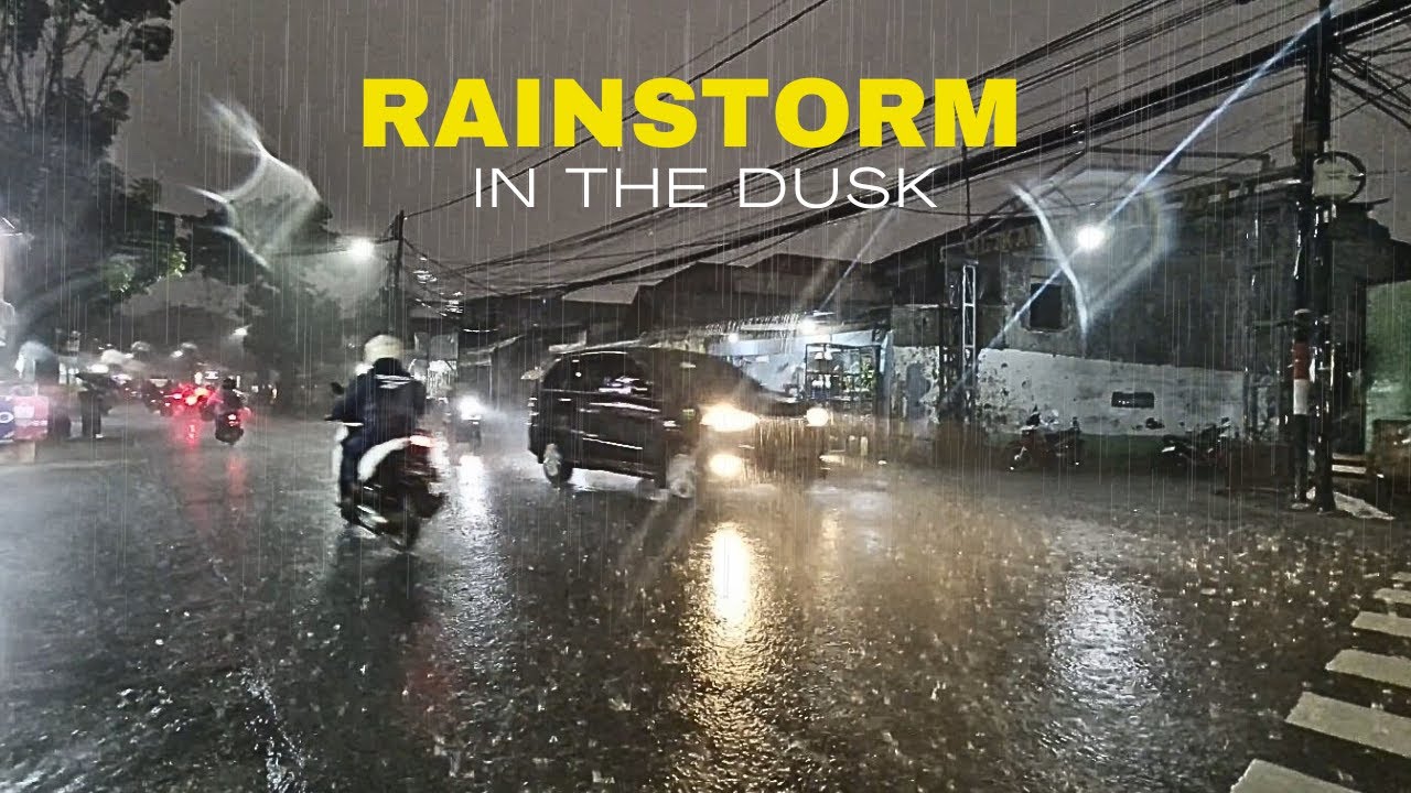 Super Heavy Rain And Terrible Thunderstorms From Dusk Till Dark ...