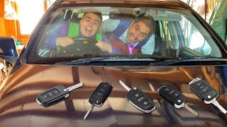 Cool Mr. Joe on Hover VS Mr. Joker on Opel &amp; Car Keys Kids Video