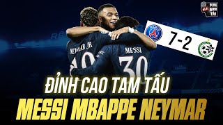 PSG 7-2 MACCABI HAIFA: ĐẠI TIỆC 9 BÀN, SHOW DIỄN ĐỈNH CAO CỦA MESSI, MBAPPE VÀ NEYMAR