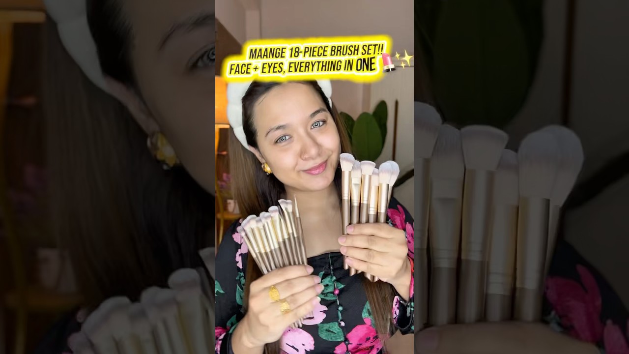 perfect beginner-friendly makeup brush set! ✨|| 18 Piece Brush Set er complete uses + review ✨