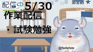 【作業雑談】5/30：勉強とか勉強しながら雑談する！！/Fade【新人Vtuber】