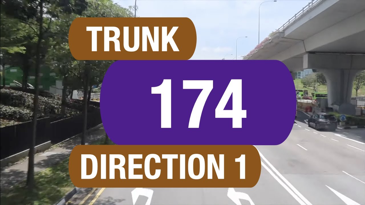 SBS Transit Trunk 174 (Direction 1) | Bus Service Route Visual