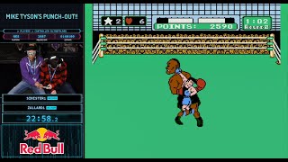 Mike Tyson's Punch-Out - 2 player 1 controller blindfolded speedrun w/  sinister1 @ AGDQ 2020 [23:39]