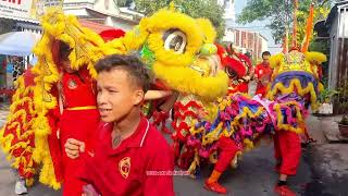 Múa Lân Đường Phố 2024 / Đánh Trống Múa Lân / Múa Lân Việt Nam / Lân Sư Rồng / Lion Dance Barongsai