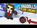 Ragdolls Get SUCKED Into Plane ENGINE - Teardown Mods Gameplay