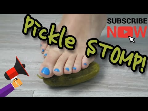 The Pickle STOMP! Fetish and ASMR** 18+ POV Barefoot!