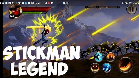 stickman legends gameplay walkthrough part 1 (Android)