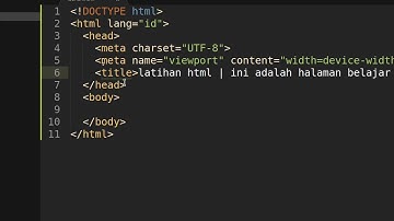 Pemrograman Dasar X RPL | belajar html dasar