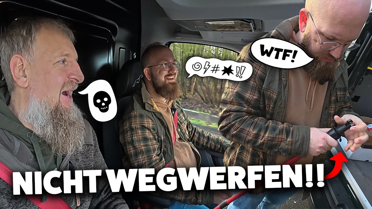Bist du verrückt?! 😱 Das kannst du doch nicht wegwerfen! – Lustige Autofahrt zum Baumarkt...