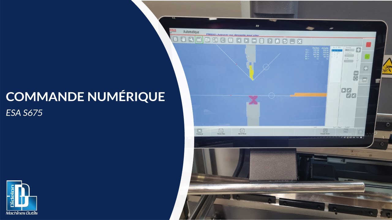DIDELON MACHINES OUTILS - COMMANDE NUMERIQUE ESA S675