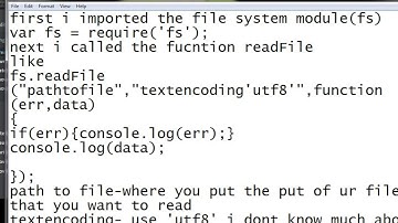 node fs module tutorial(how to create file folder read it delete folder file)