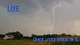 Just a quick chase on a little storm in IL.