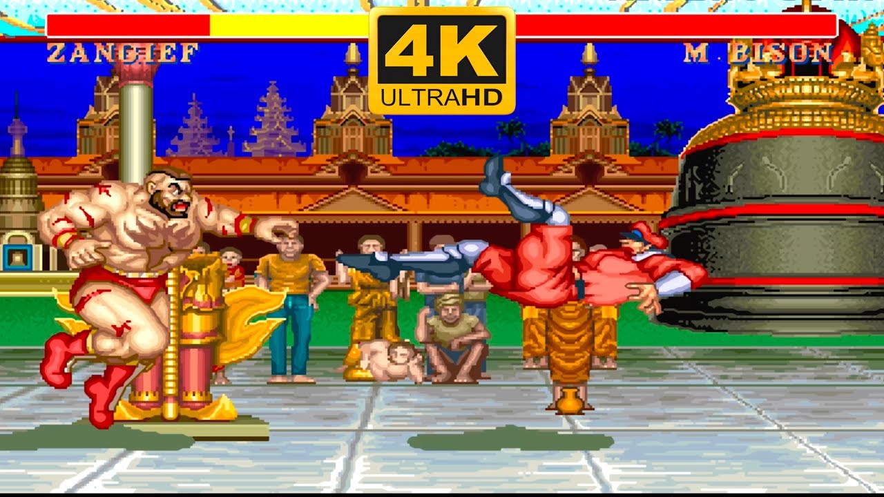 Street Fighter II - Zangief (Arcade / 1991) 4K 60FPS 