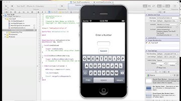 xcode: Make Virtual Keyboard Disappear on Submit