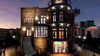 D5 ANIMATION and Chief Architect modelling 3D software. Observatory