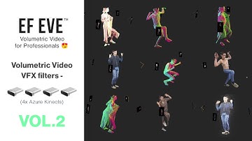 VFX Filters with 4 Azure Kinect | EF EVE ™ Volumetric Capture