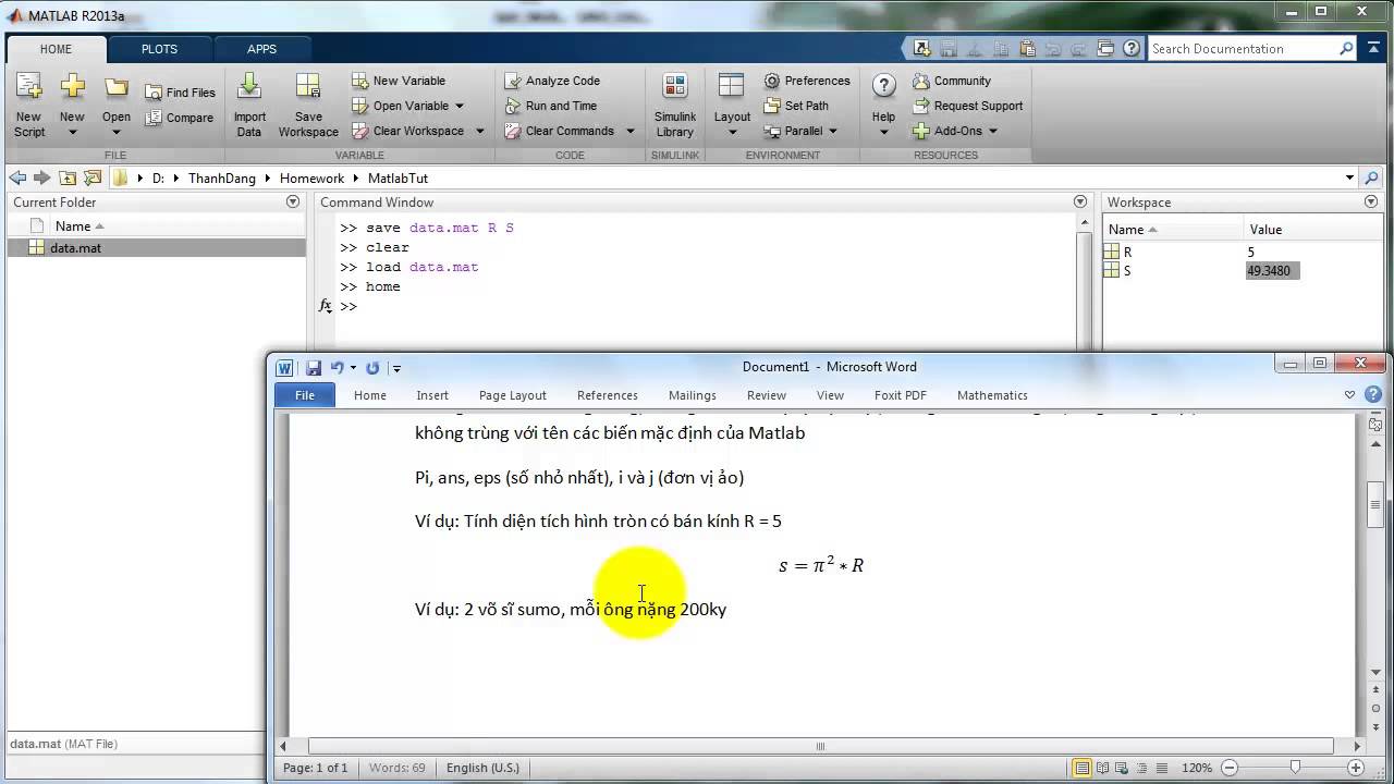 Matlab - Cơ bản - Command Window - YouTube