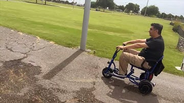 Culver Mobility COUGAR-Folding Electric Mobility Scooter 3 Wheel Lightweight  Power Travel Scooters