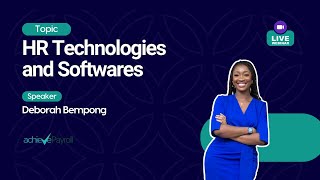 Webinar Recording - HR Technologies and Software's