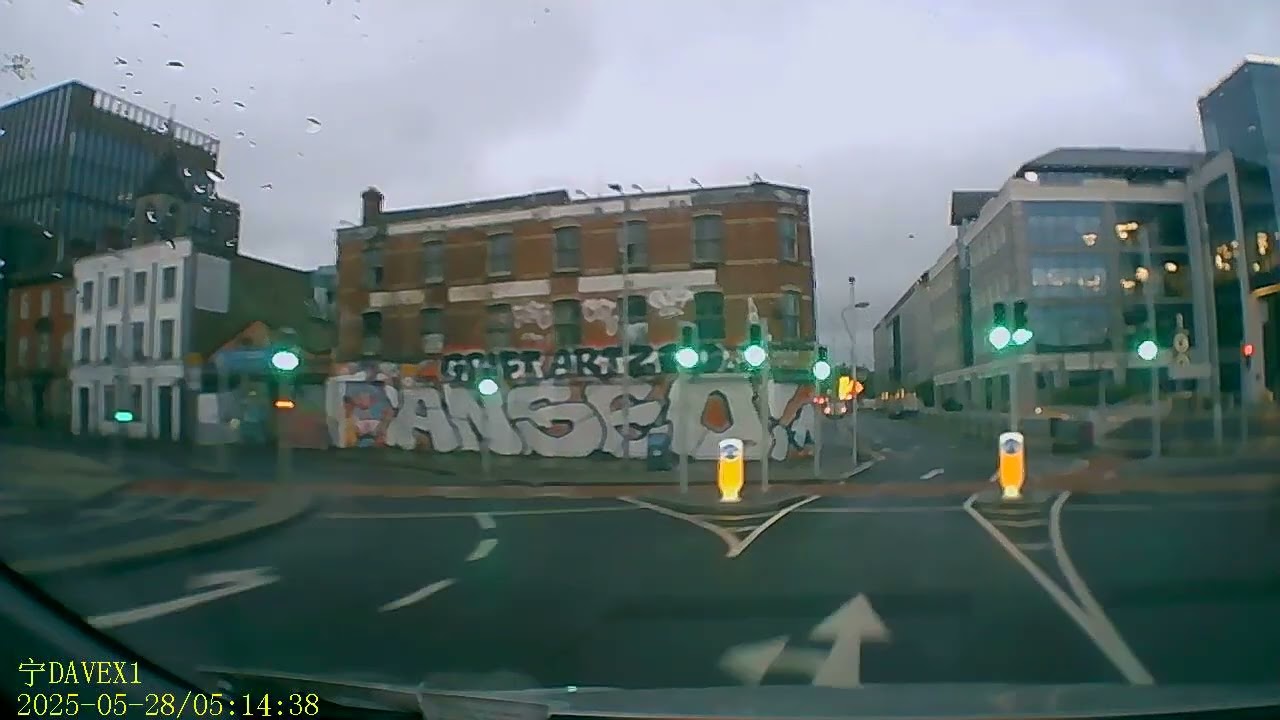 Fairview to City Centre early morning run, Dublin, Ireland