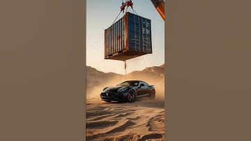 "Container Falls on Car | Shocking Crash in Seconds!" #crash #shorts #viralreels #viralvideo #anime