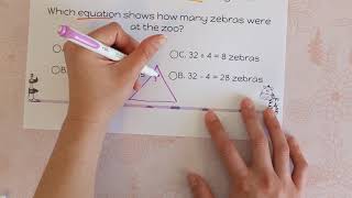 4th grade PARCC practice test multiplication and division
