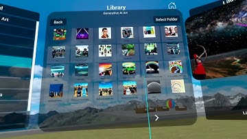 Generative AI Art in #VR tutorial over Villa