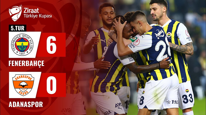 Fenerbahçe 6-0 Adanaspor MAÇ ÖZETİ (Ziraat Türkiye Kupası 5. Tur Maçı) /  17.01.2024
