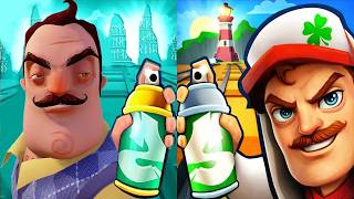 Subway Surfers Easter Ireland 2026 Jake Star Unlock Pixel Perfect vs Helllo Neighbor Run Gameplay HD screenshot 5