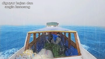 berpetualang ke pulau penyu menjaring ikan 5 hari 5 malam di guyur hujan dan angin kencang